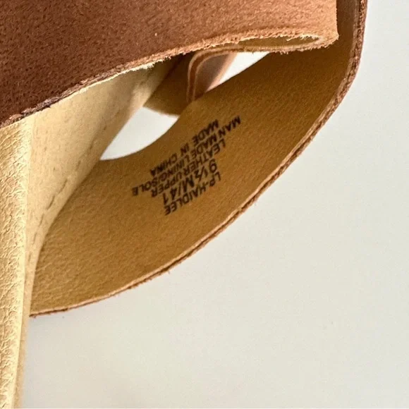 Lucky Brand Women's Haidlee Strappy Block Heel Sandals Latte Tan Color sz 9.5M - Picture 16 of 16